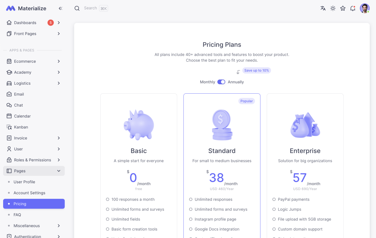 materialize-pricing-page-demo