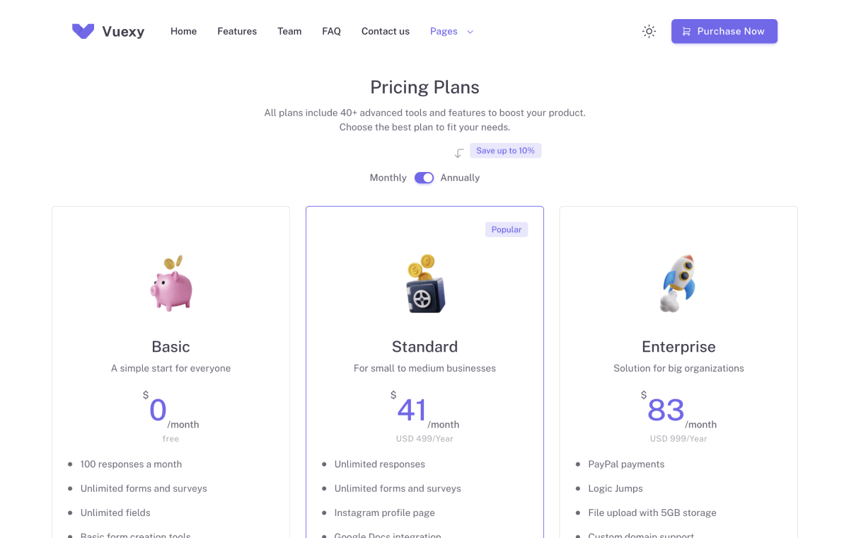 vuexy-front-pricing-page-demo